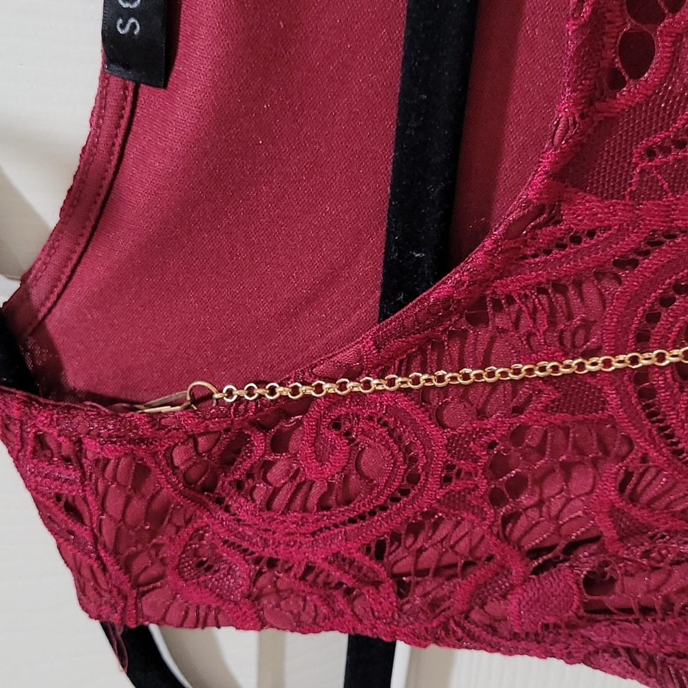 SCOBE Lace Sleeveless Top with accessory Size S - Picture 5 of 7